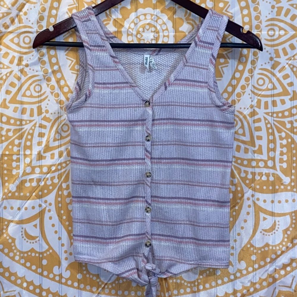 Like New! Mudd Vest Crop Tank Junior Size XS